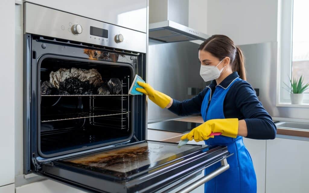 Come pulire un forno molto sporco senza prodotti chimici aggressivi