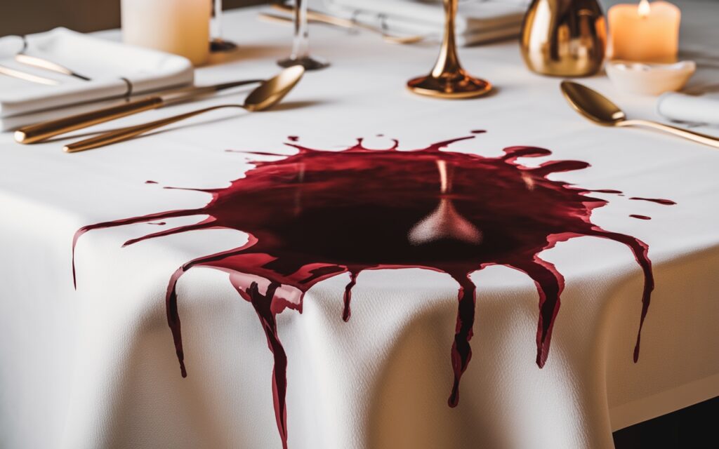 Sale sulle macchie di vino: un trucco rapido che salva le tue tovaglie e i tuoi vestiti « ho versato e la macchia è scomparsa davanti ai miei occhi »